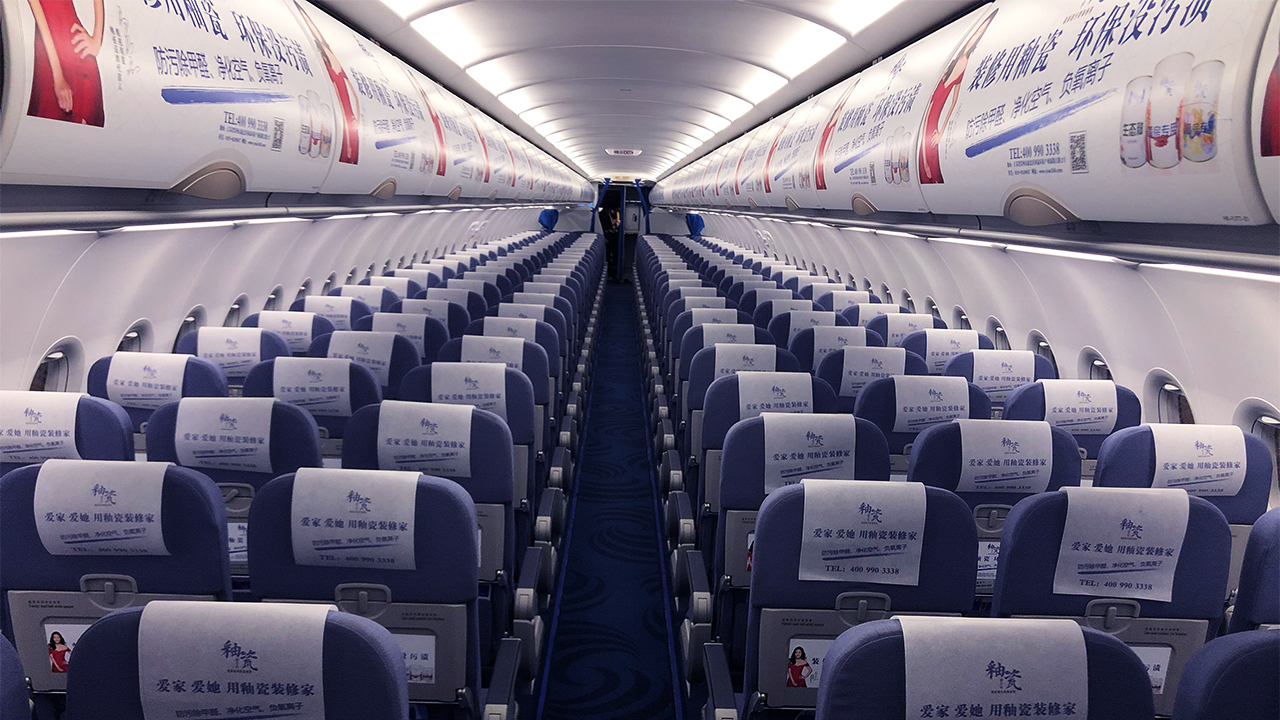 In-Flight Cabin Advertising