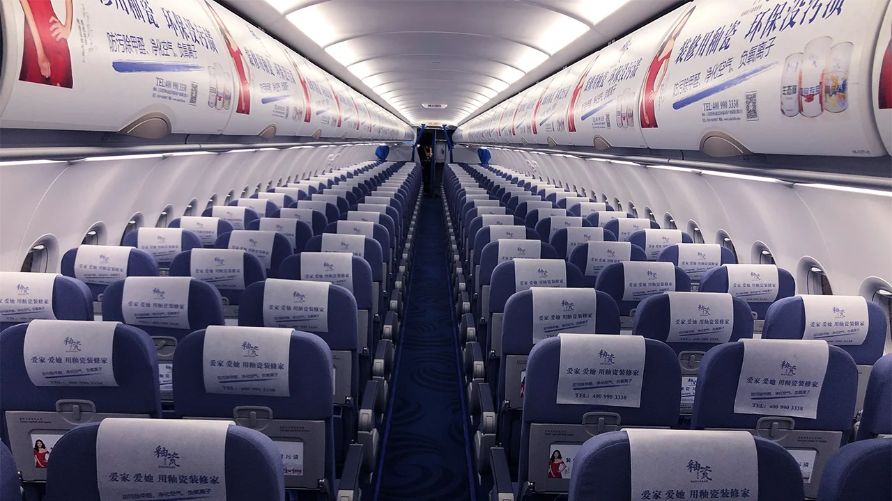 In-Flight Cabin Advertising